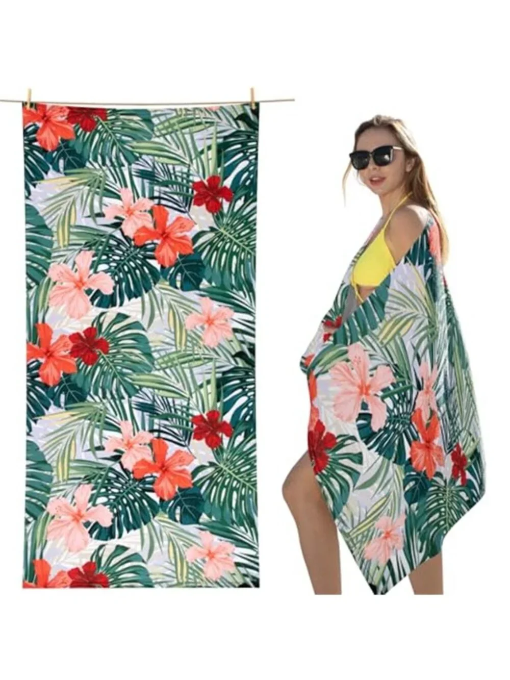 Sand Free Beach Towel Large Oversized Beach Towel Sandproof 70x35 Big